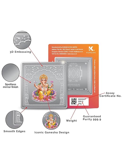 Kundan 50gm (999.9) Ganesha Silver Colour Bar03.jpg